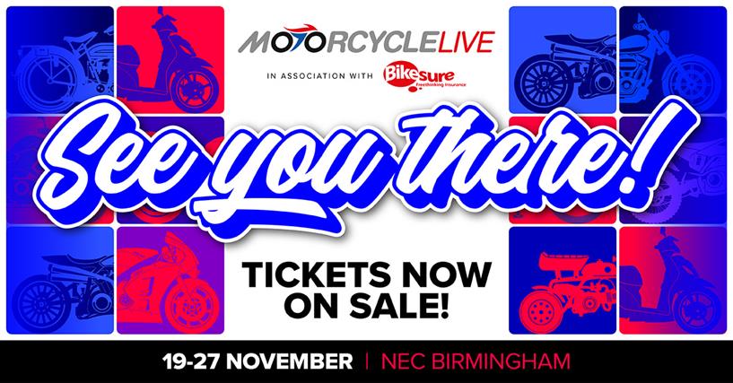 Tickets to Motorcycle Live 2022 now on-sale