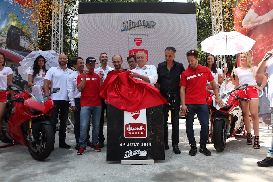 First stone of “Ducati World” laid at Mirabilandia