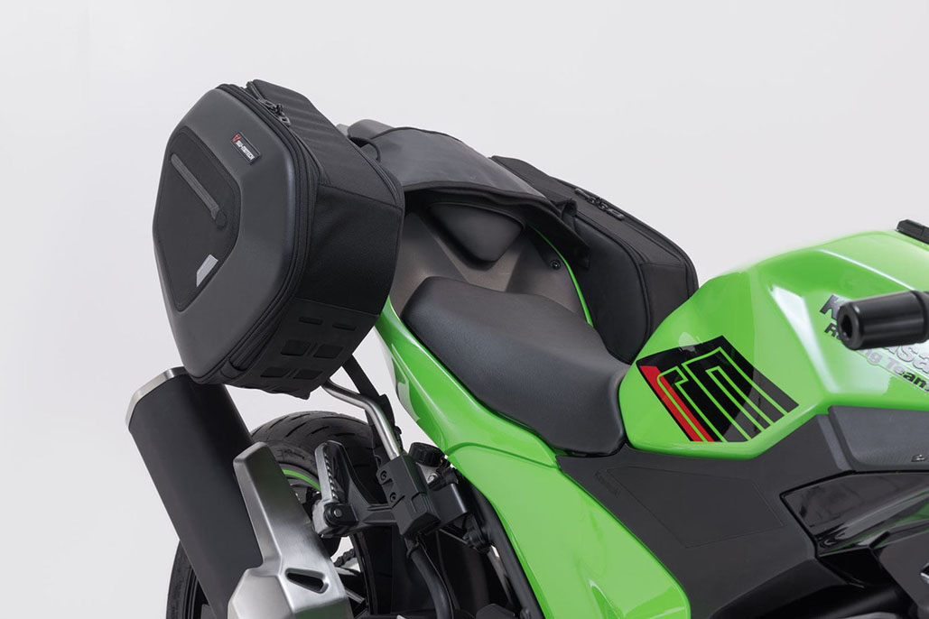 New SW-Motech PRO BLAZE Pannier system for Kawasaki Ninja 500 New SW-Motech PRO BLAZE Pannier system for Kawasaki Ninja 500