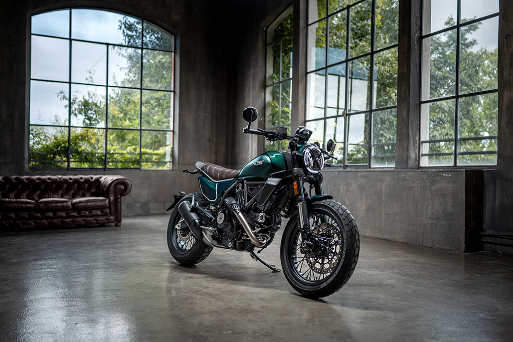 Ducati Scrambler: A new Emerald Green livery for the Nightshift Ducati Scrambler: A new Emerald Green livery for the Nightshift