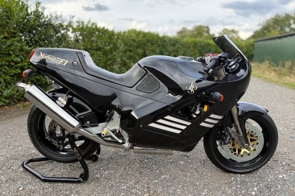 Delivery-mileage Norton F1 Rotary to be offered at the NEC Classic Motor Show by Iconic Auctioneers