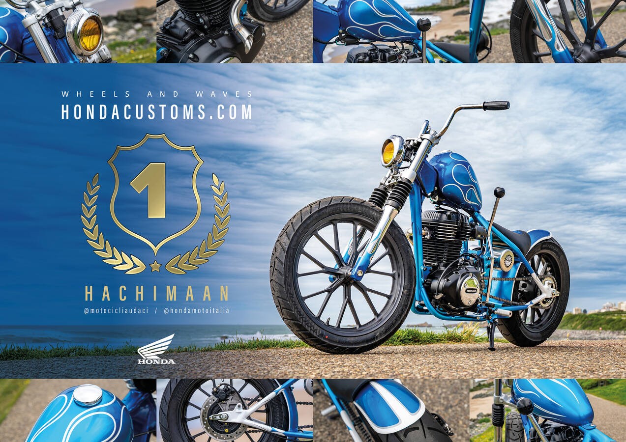 Italy’s ‘Hachimaan’ named as winner of the 2025 Honda Customs competition