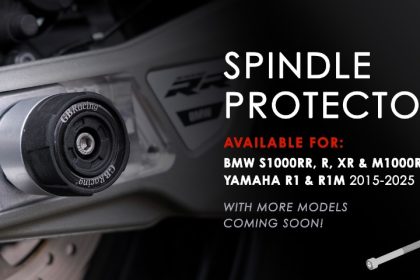 New fast-fit spindle protectors for 1000cc BMW and Yamaha models