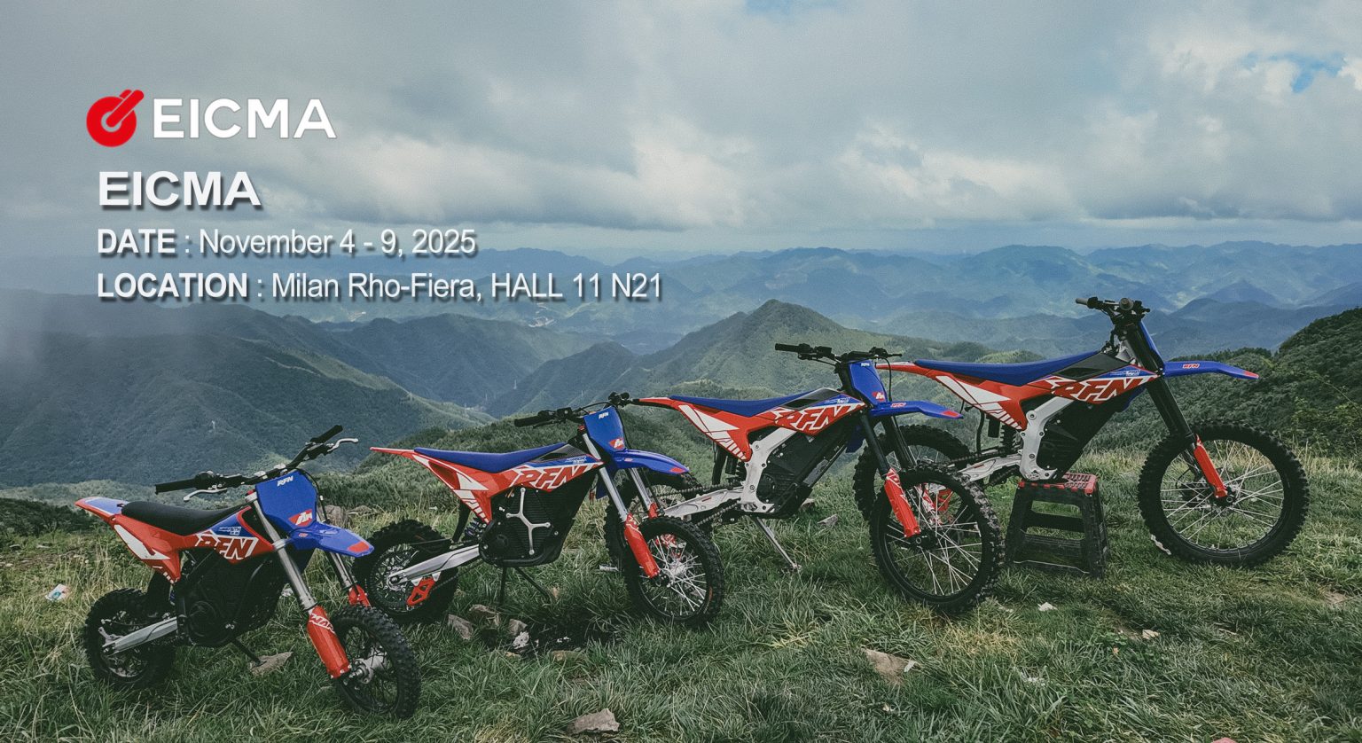 RFN to Showcase Full range of Electric Dirt Bikes at EICMA 2025 RFN to Showcase Full range of Electric Dirt Bikes at EICMA 2025