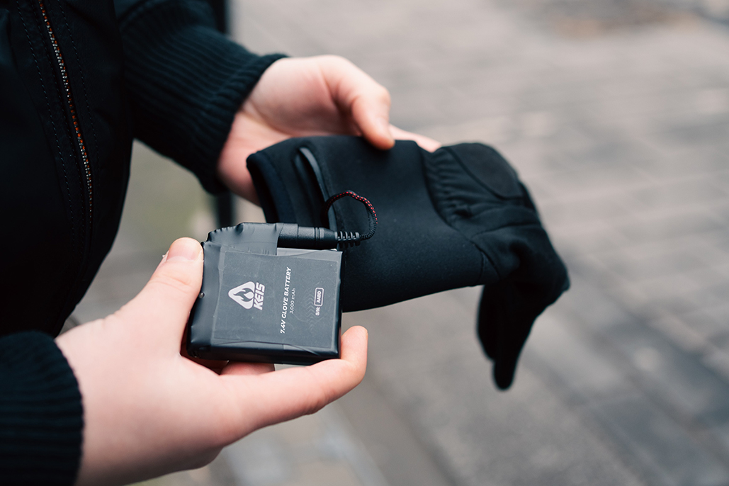 Warmer for longer with new KEIS battery set Warmer for longer with new KEIS battery set