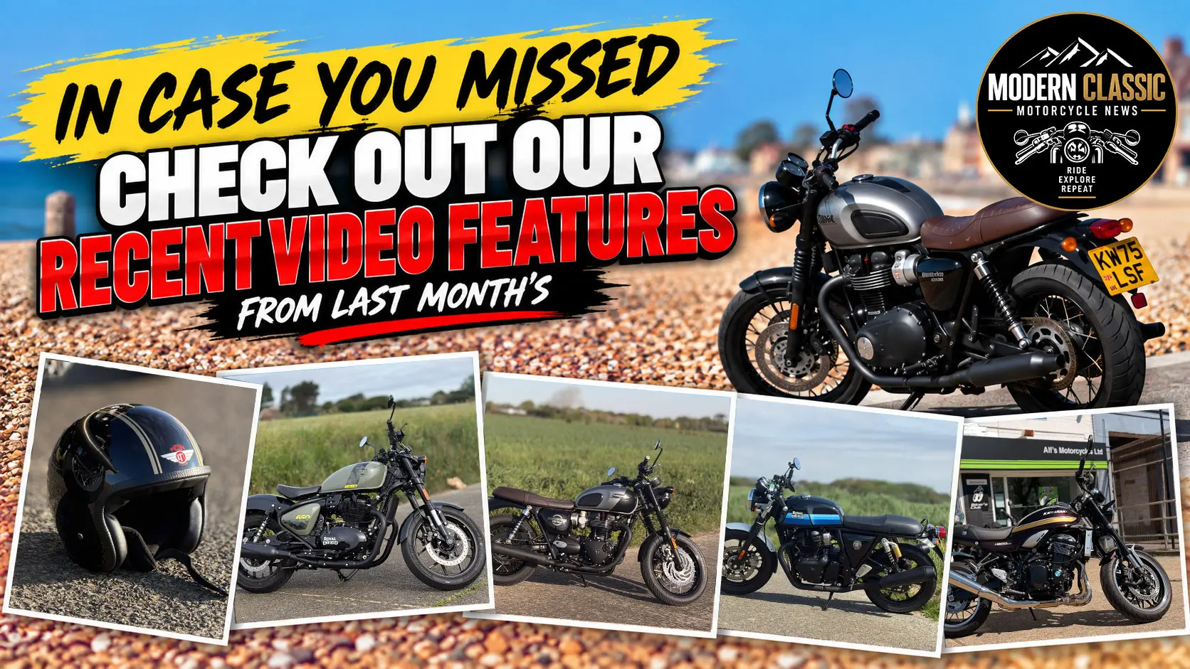 In Case You Missed It: Our Latest Modern Classic Motorcycle Video Features