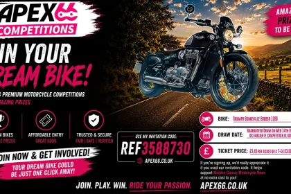 Win A Triumph Bonneville Bobber 1200 With Apex66 Competitions